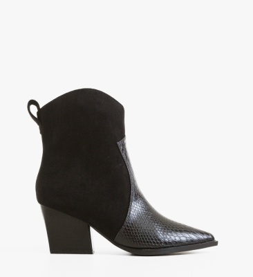 Botine dama Brebly Negre