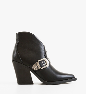 Botine dama Leigh Negre