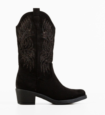 Botine dama Letty Negre