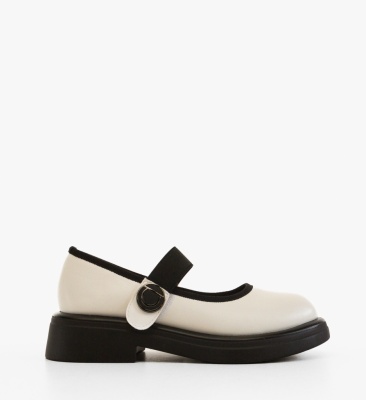 Pantofi Casual Adem Albi