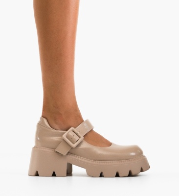 Pantofi Casual dama Bokfa Nude