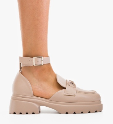 Pantofi casual dama Rightte Bej