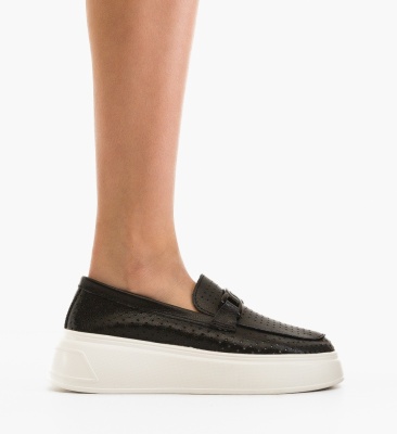 Pantofi Casual Lezzer Negri
