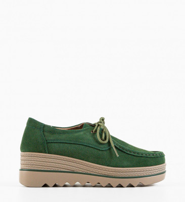 Pantofi Casual Sagrio Verzi