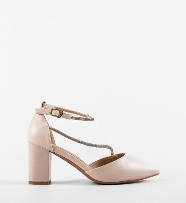 Pantofi cu toc Zayat Bej