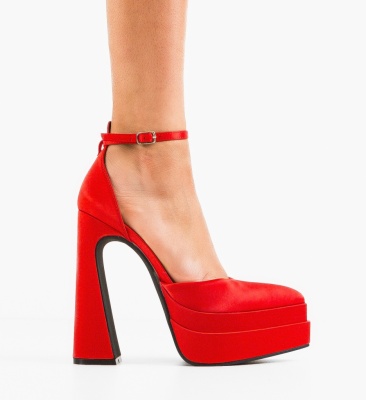 Pantofi dama Amira Rosii