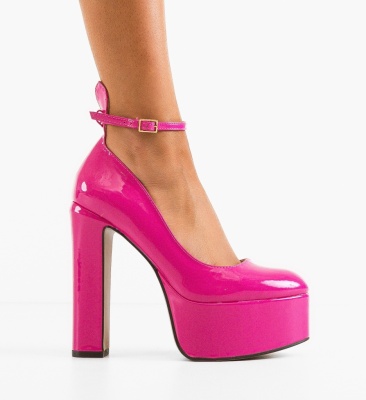 Pantofi dama Azhaah Fuchsia