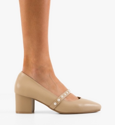 Pantofi dama Celine Bej