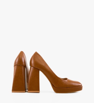 Pantofi dama Davis Camel