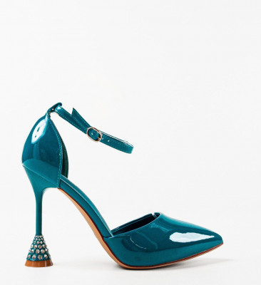 Pantofi dama Deanna Albastri 2