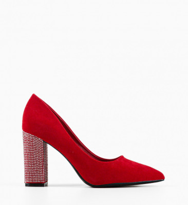 Pantofi dama Evely Rosii