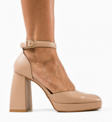 Pantofi dama Flynn Nude