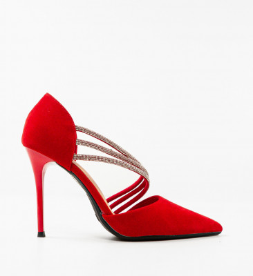 Pantofi dama Irmina Rosii