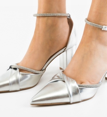 Pantofi dama Jenyt Argintii