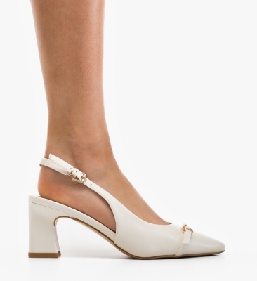 Pantofi dama Lalak Albe