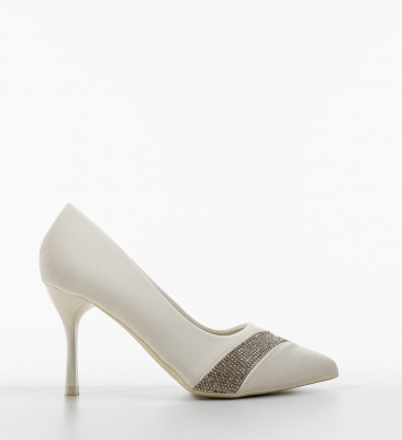 Pantofi dama Nataka Albi