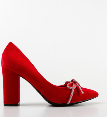 Pantofi dama Nieve Rosii