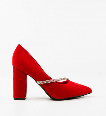 Pantofi dama Pherick Rosii