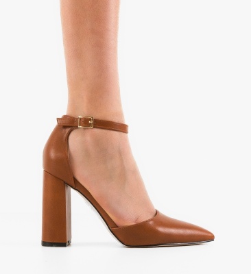 Pantofi dama Saira Camel