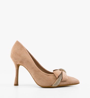 Pantofi stiletto dama Subhaa Bej