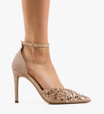 Pantofi stiletto dama Tabylys Aurii