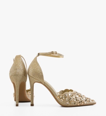 Pantofi stiletto dama Tabylys Aurii