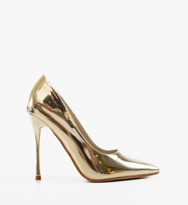 Pantofi stiletto Helar Aurii 2