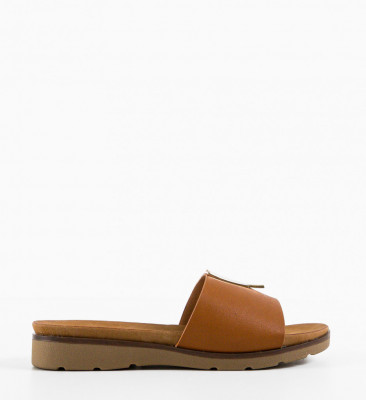 Papuci dama Yaffe Camel