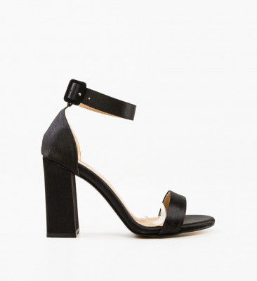 Sandale cu toc Banty Negre