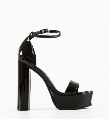 Sandale cu toc Buhy Negre
