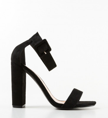 Sandale cu toc Hough Negre