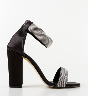 Sandale cu toc Ragada Negre