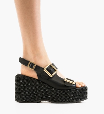 Sandale dama Boreas Negre