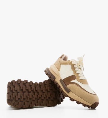 Sneakers dama Delepe Bej