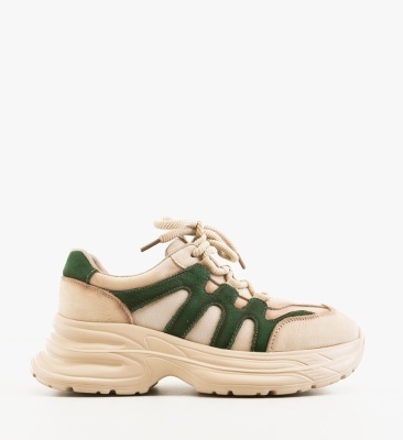 Sneakers dama Iman Bej 4