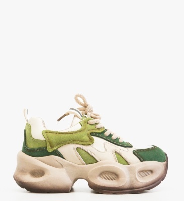 Sneakers dama Topaz Bej 3