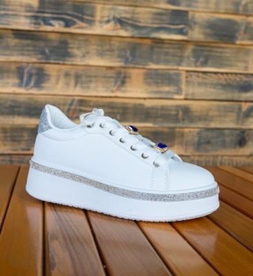 Sneakers dama Weland Argintii