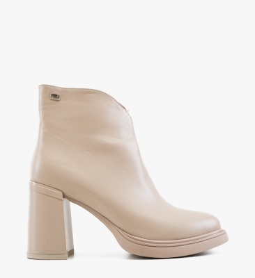 Botine dama Chantel Bej