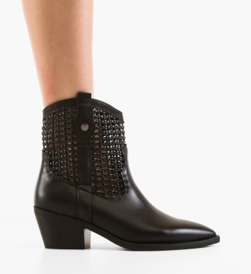Botine dama Fran Negre