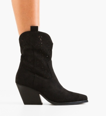 Botine dama Kimberle Negre