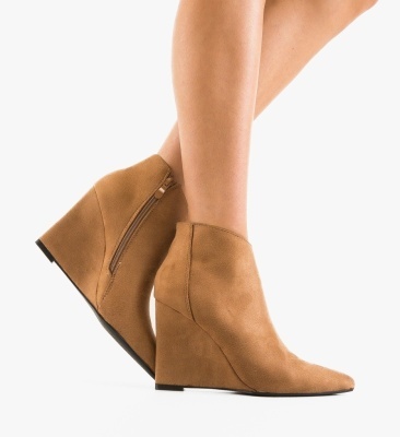 Botine dama Patton Camel