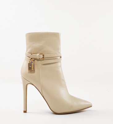 Botine dama Sharkbay Bej
