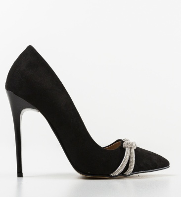 Pantofi Casette Negri