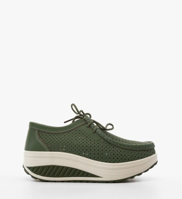 Pantofi Casual Baroco Verzi