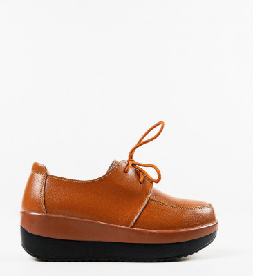 Pantofi Casual Creamt Camel