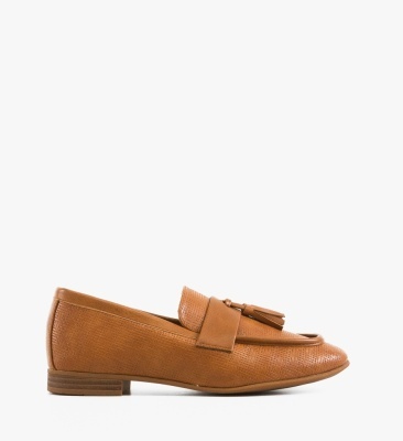 Pantofi casual dama Singleto Camel