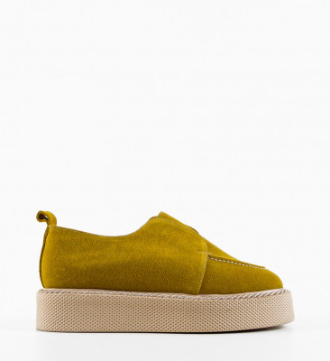 Pantofi Casual Hanter Galbeni
