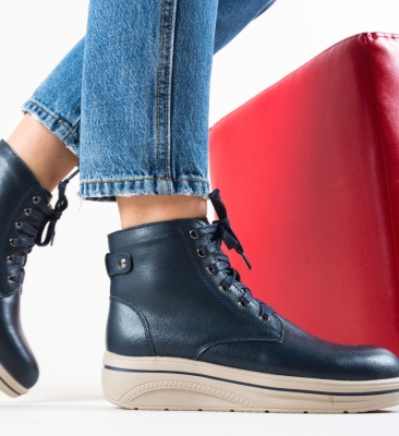 Pantofi Casual Lakiob Bleumarin