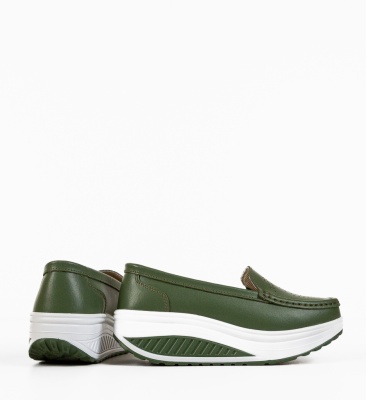 Pantofi Casual Musta Verzi