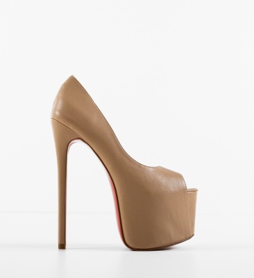 Pantofi dama Biria Nude